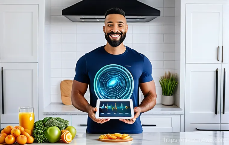 맞춤형 영양과 질병 관리의 관계 - **Personalized Nutrition Blueprint:**
    A vibrant, medium shot of a diverse individual, approximat...