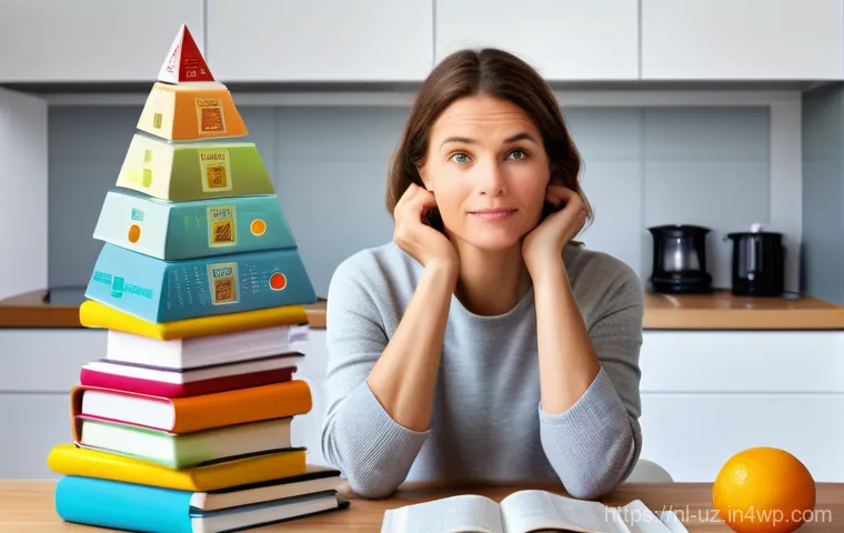 개인의 영양 요구에 대한 맞춤형 접근 - **Prompt:** A Dutch woman in her early 30s sits at a modern kitchen table, initially looking perplex...
