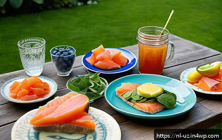 매일의 영양 목표에 대한 맞춤형 접근 - A vibrant and colorful Dutch breakfast table set outdoors on a sunny morning in a traditional Dutch ...